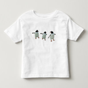 踊りのペンギンの子供のTシャツ トドラーTシャツ