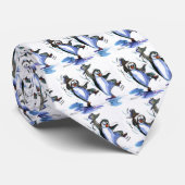 踊りのペンギン ネクタイ (ロール)