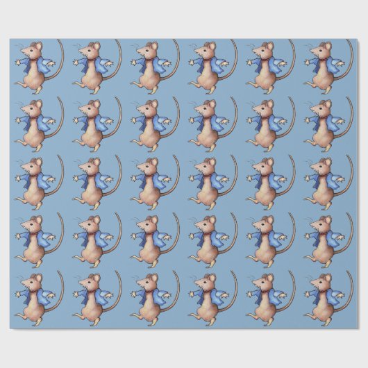 踊りのマウス、ベアトリックスの陶工の後の私の芸術、 ラッピングペーパー (フラット)