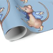 踊りのマウス、ベアトリックスの陶工の後の私の芸術、 ラッピングペーパー (ロールコーナー)