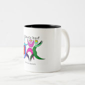 踊りのマグ ツートーンマグカップ (正面右)