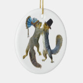 踊りのリス セラミックオーナメント (右)