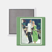 踊りの下の星1947ヴィンテージ磁石 マグネット (正面/裏面)