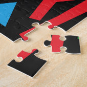 踊りの人々、ドードルセットパターン。 ジグソーパズル (側面)