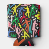 踊りの人々、ドードルセットパターン。 缶クーラー (裏面)