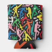 踊りの人々、ドードルセットパターン。 缶クーラー (裏面)