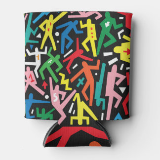 踊りの人々、ドードルセットパターン。 缶クーラー