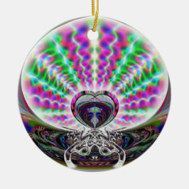 踊りの人及びオオタマオシコガネのオーナメント セラミックオーナメント