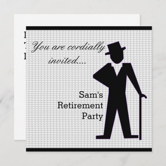 踊りの人 招待状 (正面/裏面)