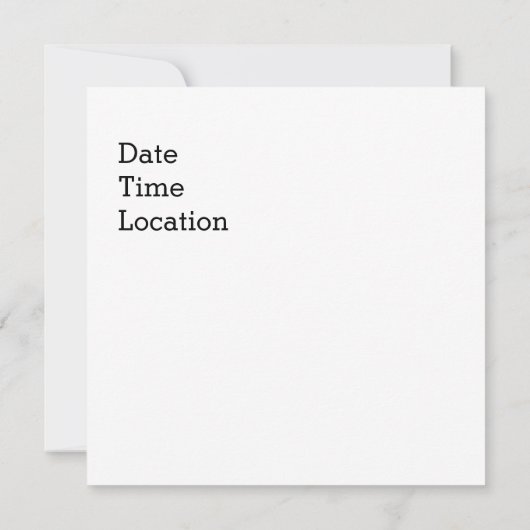 踊りの人 招待状 (裏面)