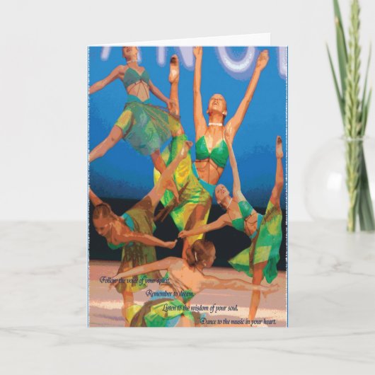 踊りの動機 カード (正面)