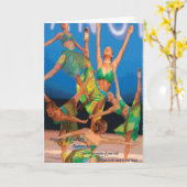 踊りの動機 カード (黄色い花)