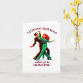 踊りの場合は何もない – 踊りカップルStic カード (黄色い花)