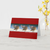 踊りの天使III カード (黄色い花)