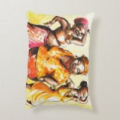 踊りの女性 アクセントクッション (裏面(縦))