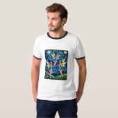 踊りの妖精たちがスターリースカイティーの下 Tシャツ (正面フル)