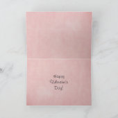 踊りの子供のバレンタイン シーズンカード (内部)