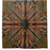 踊りの影のスコーピオンのキングパターン シャワーカーテン (正面)