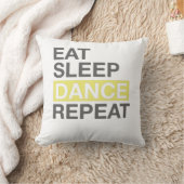 踊りの恋人のダンサー食べの睡眠ダンスリピート クッション (ブランケット)