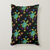 踊りの星のカメ アクセントクッション (正面(垂直))