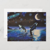 踊りの星,はがき ポストカード (正面/裏面)