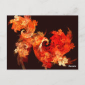 踊りの暖炉のテーブル番号はがき ポストカード (裏面)