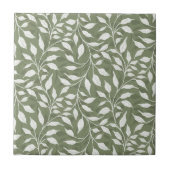 踊りの流離れれデザインの繊細な葉 タイル (正面)