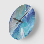 踊りの潮 ラウンド壁時計 (傾斜)