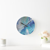 踊りの潮 ラウンド壁時計 (ホーム)