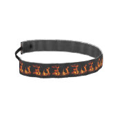 踊りの火のゴムのヘッドバンド アスレチックヘッドバンド (左)