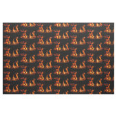 踊りの火の生地 ファブリック (ファットクウォーター)