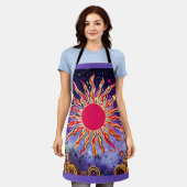 「踊りの炎の宇宙」 エプロン (着用した状態)