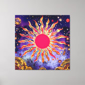 「踊りの炎の宇宙」 キャンバスプリント (正面)