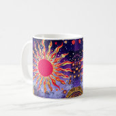 「踊りの炎の宇宙」 コーヒーマグカップ (正面左)