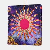 「踊りの炎の宇宙」 セラミックオーナメント (左)