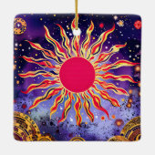 「踊りの炎の宇宙」 セラミックオーナメント (裏面)
