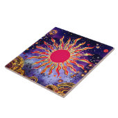 「踊りの炎の宇宙」 タイル (側面)