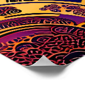 「踊りの炎の宇宙」 ポスター (角)