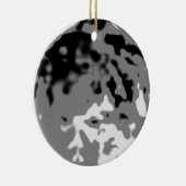 踊りの球の金ゴールドの銀TRANS博物館のZazzleのギフト セラミックオーナメント (右)