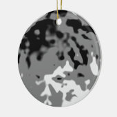 踊りの球の金ゴールドの銀TRANS博物館のZazzleのギフト セラミックオーナメント (左)