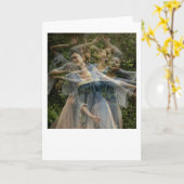 踊りの穏やかな動数々のき(6番) カード (黄色い花)