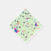 踊りの色の音楽 スタンダードカクテルナプキン (角)