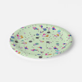 踊りの色の音楽 ペーパープレート (アングル)