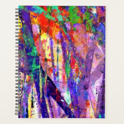 踊りの色芸術的 プランナー手帳 (正面)