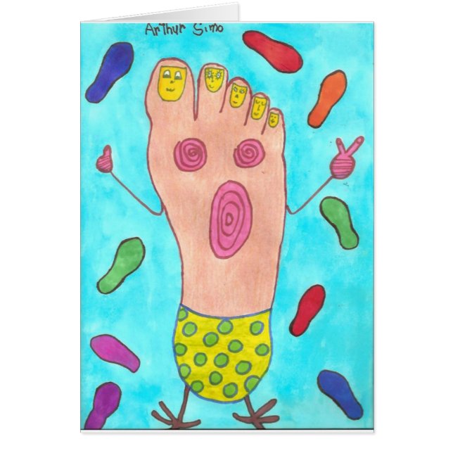 踊りの足 (正面)