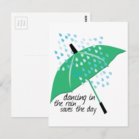 踊りの雨救中 ポストカード (正面/裏面)