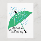 踊りの雨救中 ポストカード (正面)