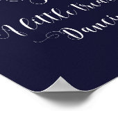 踊りの靴は、あなたの足のための少しトリートメントに署名 ポスター (角)