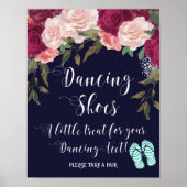 踊りの靴は、あなたの足のための少しトリートメントに署名 ポスター (正面)