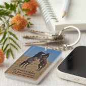踊りの馬のカスタムなKeychain記念日の好意 キーホルダー (正面右)